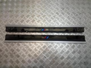 комплект накладок на пороги (внутренние) BMW 3 серия E46 [рестайлинг] 2004, 2.0 л., D, M47 D20 (204D4), дизель, 6МКПП, серебро, купе, задний привод, правый руль, 51478204114, 51478204113