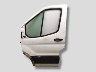 дверь передняя левая Ford Transit 8 поколение 2015, 2.2 л., TDCi, USR6, дизель, 6МКПП, белый, микроавтобус, задний привод, правый руль, 1817625