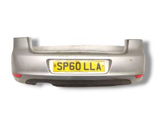 бампер задний Volkswagen Golf 6 поколение 2010, 2.0 л., TDi PD, CFFB, дизель, 6МКПП, reflex silver / la7w, хетчбэк 5 дв., передний привод, правый руль, 5K6807421