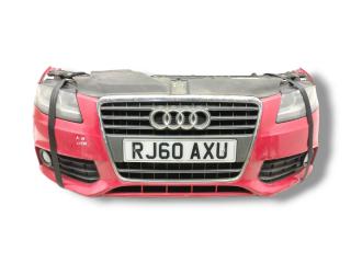 передняя часть (ноускат) в сборе Audi A4 B8/8K 2010, 2.0 л., TDi, CAGA, дизель, 6МКПП, brillantrot / ly3j, универсал, передний привод, правый руль, 8K0805594J, 8K0807105, 8K0853651, 8K0941029A, 8K0941030A