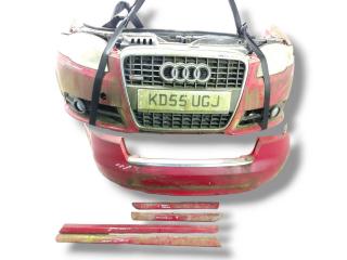 передняя часть (ноускат) в сборе Audi A4 B7 2005, 2.0 л., TDi PD, BLB, дизель, 6МКПП, brillantrot/ ly3j, седан, передний привод, правый руль, 8E0853969, 8E0853970, 8E0853960, 8E0853959C, 8E5807511L