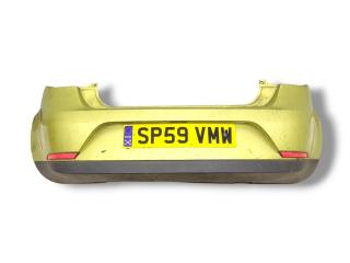 бампер задний SEAT Ibiza 4 поколение 6J 2009, 1.4 л., i, BXW, бензин, 5МКПП, amarillo citrus / ls1t, хетчбэк 3 дв., передний привод, правый руль, 6J3807421