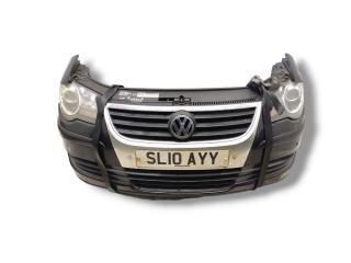 передняя часть (ноускат) в сборе Volkswagen Touran 1 поколение [рестайлинг] 2010, 2.0 л., TDi PD, BKD, дизель, 6МКПП, deepblack / lc9x, минивэн, передний привод, правый руль