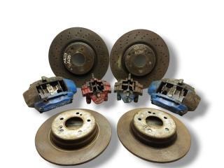 комплект тормозов Mercedes-Benz C-Класс W203/S203/CL203 [рестайлинг] W203 2004, 2.2 л., CDi, OM 646.963, дизель, АКПП, brillantsilber / 744, седан, задний привод, правый руль, A2034231998, A2034232098, A2034211312, A0034203683, A0034203983