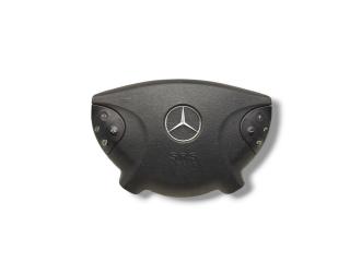 подушка безопасности водителя Mercedes-Benz E-Класс W211/S211 S211 2004, 2.7 л., CDi, OM 647.961, дизель, АКПП, brillantsilber / 744, универсал, задний привод, правый руль, A2118600202