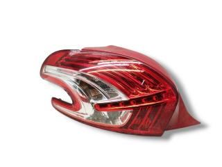 фонарь задний левый Peugeot 208 1 поколение 2012, 1.4 л., HDi, 8HR (DV4C), дизель, 5МКПП, gris aluminium / ezr, хетчбэк 3 дв., передний привод, правый руль, 9672628280, 20211001153