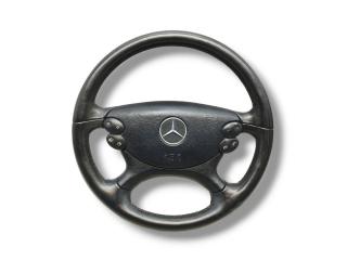 руль Mercedes-Benz E-Класс W211/S211 [рестайлинг] S211 2006, 3.0 л., CDi, OM 642.920, дизель, АКПП, obsidianschwarz / 197, универсал, задний привод, правый руль, A2194602803, A2198601502