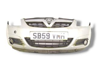 бампер передний Opel Corsa D 2009, 1.2 л., i, Z 12 XEP, бензин, 5МКПП, starsilber iii / 2au, хетчбэк 3 дв., передний привод, правый руль, 13273522