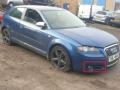 решётка бампера боковая правая Audi A3 8P/8PA [рестайлинг] 2006, 2.0 л., TDi PD, BMN, дизель, 6МКПП, mauritiusblau / lz5c, хетчбэк 3 дв., передний привод, правый руль, 8P4807682B - фото №3