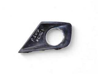 решётка бампера боковая левая Peugeot 207 1 поколение [рестайлинг] 2010, 1.4 л., i, 8FP (EP3C), бензин, 5МКПП, noir obsidien / exl, хетчбэк 5 дв., передний привод, правый руль, 9688091977