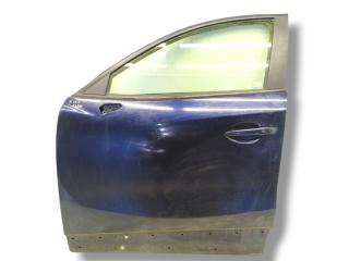 дверь передняя левая Mazda CX-5 1 поколение [рестайлинг] KE 2015, 2.2 л., TD, SHY1, дизель, 6МКПП, deep crystal blue / 42m, внедорожник 5 дв., передний привод, правый руль, KDY3-59-02XK