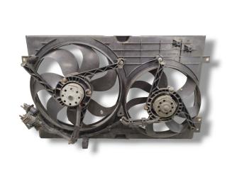 вентилятор радиатора Volkswagen Golf 4 поколение 2003, 1.9 л., SDi, AQM, дизель, 5МКПП, black magic / lc9z, хетчбэк 5 дв., передний привод, правый руль, 1J0121207M