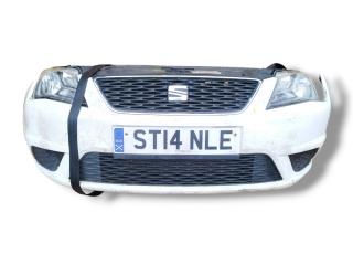 передняя часть (ноускат) в сборе SEAT Toledo 4 поколение KG 2014, 1.6 л., TDi, CAYC, дизель, 5МКПП, blanco bila / lf9e, лифтбэк, передний привод, правый руль