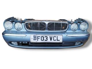передняя часть (ноускат) в сборе Jaguar XJ 3 поколение X350 2003, 3.0 л., i, AJ-V6, бензин, АКПП, zircon / jhv, седан, задний привод, правый руль