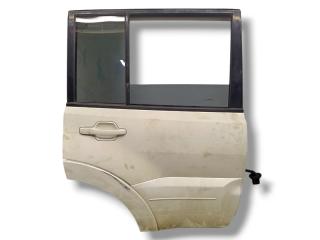 дверь задняя правая Mitsubishi Pajero 4 поколение [рестайлинг] V90 2014, 3.2 л., DiD, 4M41, дизель, АКПП, fairy white / w37, внедорожник 5 дв., полный привод, правый руль, 5730A730