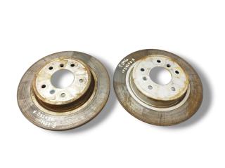 диск тормозной задний Nissan Qashqai 2 поколение 2015, 1.2 л., Ti, HRA2DDT, бензин, 6МКПП, white / qab, внедорожник 5 дв., передний привод, правый руль, 43206-4EA0A