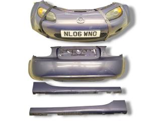 передняя часть (ноускат) в сборе Mazda MX-5 3 поколение NC 2005, 2.0 л., i, LF-DE, бензин, 5МКПП, galaxy grey / 32s, родстер, задний привод, правый руль, N123-51-0K0C, N123-51-0L0C, NEY5-50-03XA, NE75-50-070C, NFY0-50-22XA, NE51-51-P40D, NE51-51-P50D