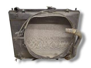 радиатор (основной) Mitsubishi Pajero 4 поколение [рестайлинг] V90 2014, 3.2 л., DiD, 4M41, дизель, АКПП, fairy white / w37, внедорожник 5 дв., полный привод, правый руль, MR968289, MR497044