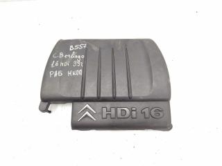 декоративная крышка двигателя Citroen Berlingo 1 поколение (M59) [рестайлинг] 2007, 1.6 л., HDi, 9HX (DV6ATED4), дизель, 5МКПП, blanc banquise / ewp, фургон, передний привод, правый руль, 9659999980