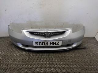 бампер передний Honda Jazz 1 поколение GD1 2004, 1.4 л., i, бензин, 5МКПП, серебро, хетчбэк 5 дв., передний привод, правый руль