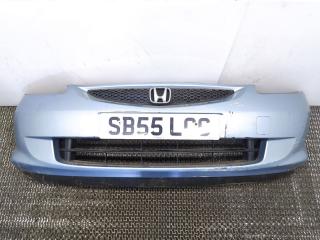 бампер передний Honda Jazz 1 поколение [рестайлинг] GD1 2005, 1.4 л., i, бензин, 5МКПП, голубой, хетчбэк 5 дв., передний привод, правый руль