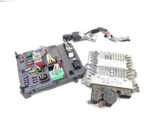 блок управления двигателем Peugeot 407 1 поколение 2008, 2.2 л., HDi, 4HT (DW12BTED4), дизель, 6МКПП, серый, седан, передний привод, правый руль, 9653205080