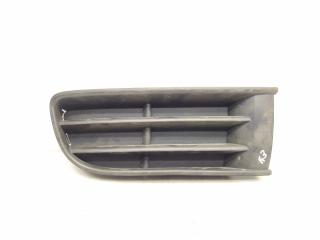 решётка бампера боковая правая Volkswagen Polo 4 поколение 2005, 1.2 л., i, BMD, бензин, 5МКПП, reflex silver / la7w, хетчбэк 5 дв., передний привод, правый руль, 6Q0853666