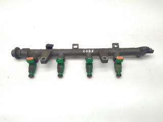 форсунка Kia Rio 2 поколение JB 2008, 1.4 л., i, G4EE, бензин, 5МКПП, чёрный, хетчбэк 5 дв., передний привод, правый руль, 9260930004, 3531037150