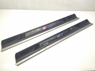комплект накладок на пороги (внутренние) BMW 3 серия E46 [рестайлинг] 2003, 2.0 л., i, N42 B20 A, бензин, 5МКПП, silbergrau / a08, купе, задний привод, правый руль, 51478204114, 51478204113