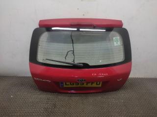 крышка багажника (дверь 3-5) Kia Cerato 1 поколение LD 2005, 1.6 л., MPI, G4ED, бензин, 5МКПП, красный, хетчбэк 5 дв., передний привод, правый руль, 73700-2F240