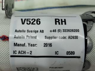 подушка безопасности боковая (шторка) Volvo XC90 2 поколение 2018, АКПП, внедорожник 5 дв., 31467931