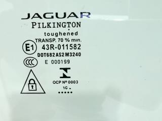 стекло двери задней правой Jaguar F-Pace 1 поколение 2018, 3.0 л., бензин, АКПП, внедорожник 5 дв.