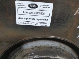 диск тормозной передний Land Rover Range Rover 4 поколение 2015, 3.0 л., дизель, АКПП, внедорожник 5 дв.