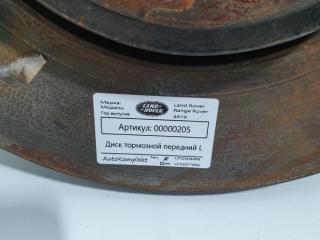 диск тормозной передний Land Rover Range Rover 4 поколение [рестайлинг] 2019, 3.0 л., дизель, АКПП, внедорожник 5 дв., LR098967