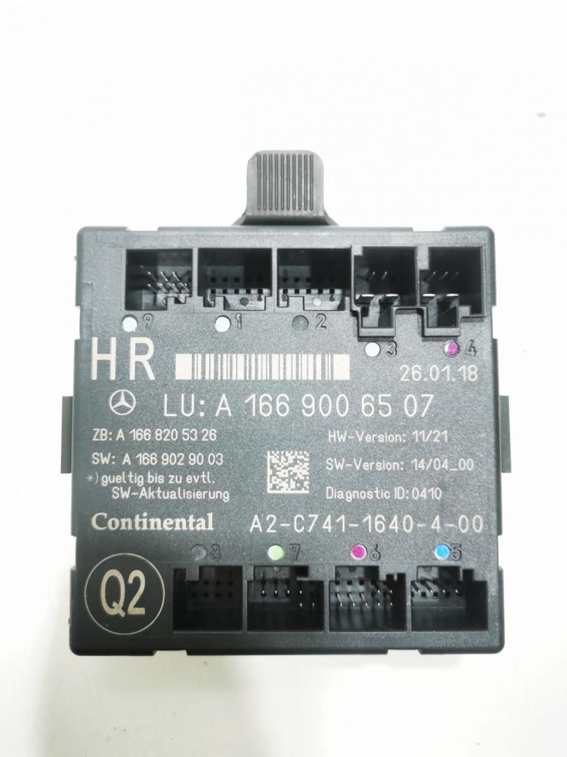 модуль управления двери Mercedes-Benz GLS-Класс X166 2019, 3.0 л., дизель, АКПП, внедорожник 5 дв., A1669006507 - фото №1