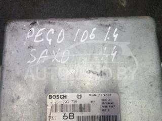 блок управления двигателем Peugeot 106 1 поколение 1996, 1.4 л., бензин, МКПП, хетчбэк 5 дв.