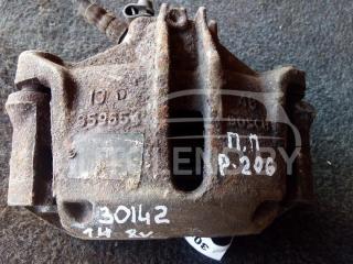суппорт передний правый Peugeot 206 1 поколение 2001, 1.4 л., бензин, МКПП, хетчбэк 5 дв.
