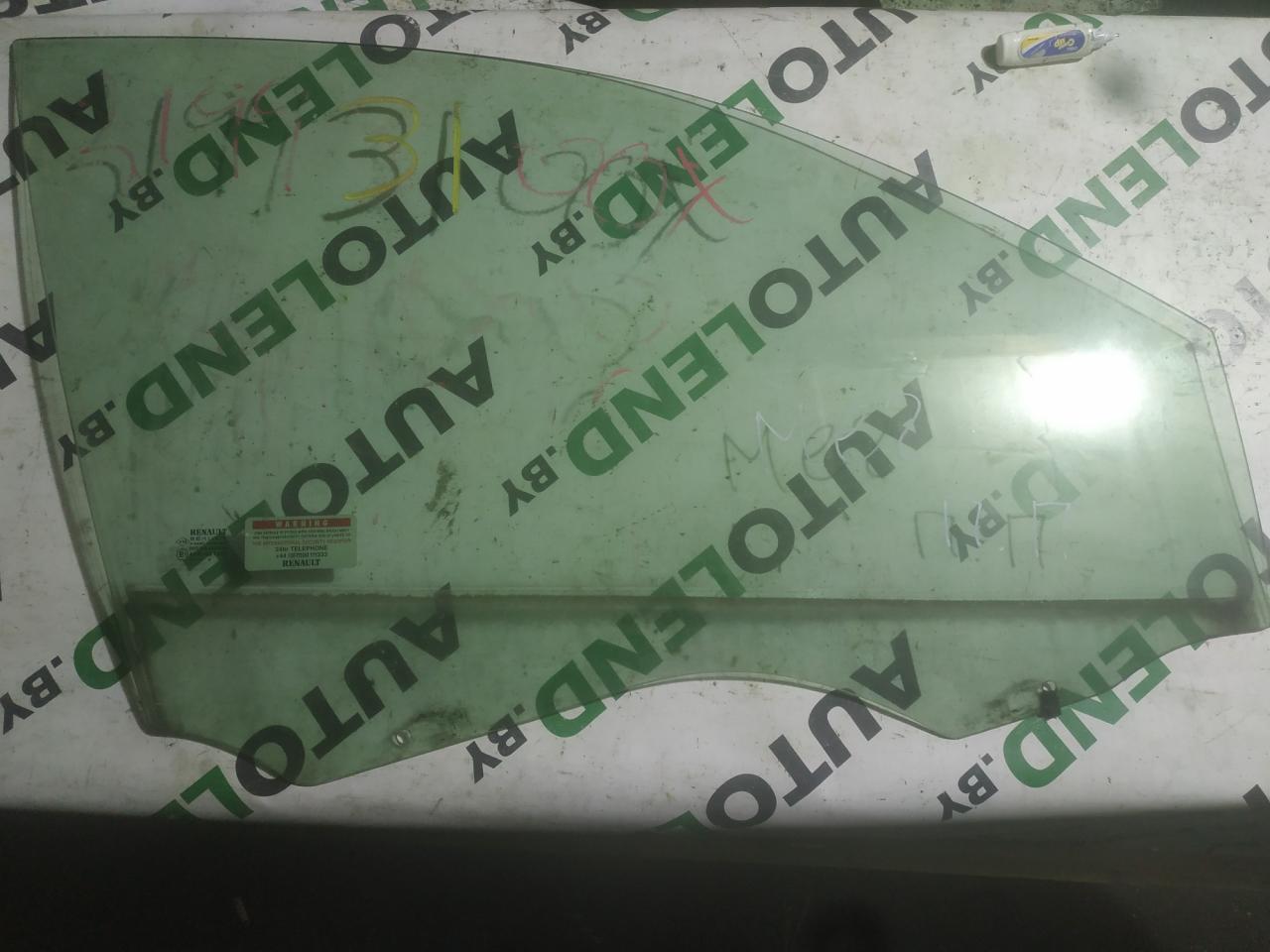 стекло двери передней правой Renault Megane 2 поколение 2003, 1.9 л., дизель, МКПП, универсал - фото №1