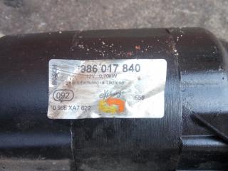 стартер Renault Clio 1 поколение 1996, 1.2 л., бензин, МКПП, хетчбэк 5 дв., 986017840, 0986XA7622