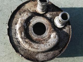 теплообменник масляного фильтра Nissan Navara D22 [рестайлинг] 2003, 2.5 л., дизель, МКПП, минивэн