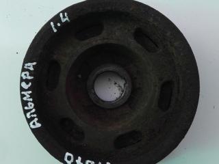 шкив коленвала Nissan Almera N15 1996, 1.4 л., бензин, МКПП, хетчбэк 5 дв.