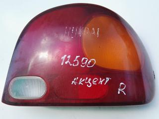 фонарь задний правый Hyundai Accent 1 поколение (X3) 1996, 1.3 л., бензин, МКПП, хетчбэк 5 дв.