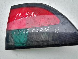 фонарь крышки багажника правый Renault Megane 1 поколение 1999, 1.6 л., бензин, МКПП, седан, 7700838533