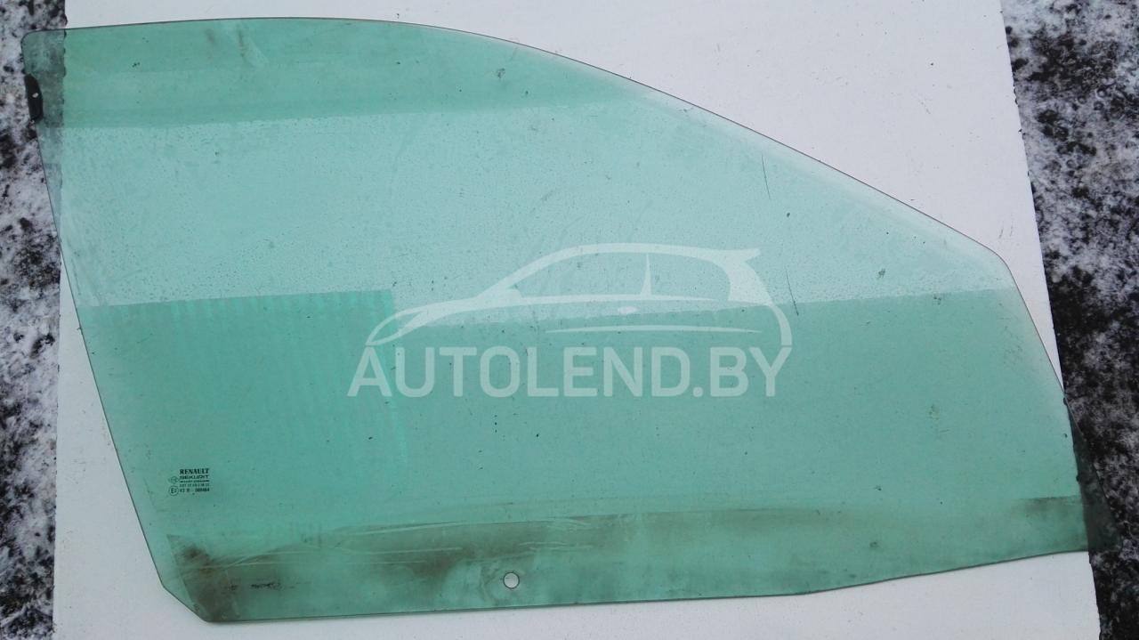 стекло двери передней правой Renault Megane 1 поколение 1997, 1.6 л., бензин, МКПП, хетчбэк 5 дв. - фото №1
