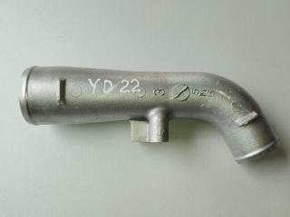 патрубок интеркулера Nissan Almera N16 2000, 2.2 л., YD22D, дизель, МКПП, хетчбэк 5 дв.