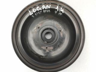 шкив коленвала Renault Logan 1 поколение 2009, 1.4 л., K7J 710, бензин, МКПП, 7700273016-L