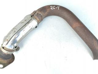 труба приемная глушителя Toyota Avensis 1 поколение (T220) (1997 - 2000), 2.0 л., 2C-TE, дизель, МКПП