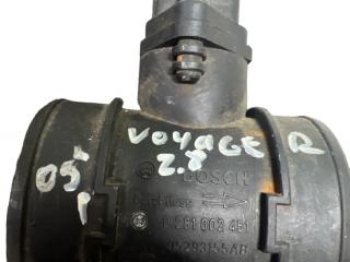 расходомер воздуха Chrysler Voyager 4 поколение 2004, 2.8 л., дизель, 05293155AB, 0281002451