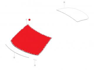 стекло лобовое Tesla Model S 1 поколение [рестайлинг] 2018, 1061987-01-H