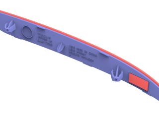 отражатель левый Tesla Model 3 1 поколение (2017 - 2026), 1077406-00-F